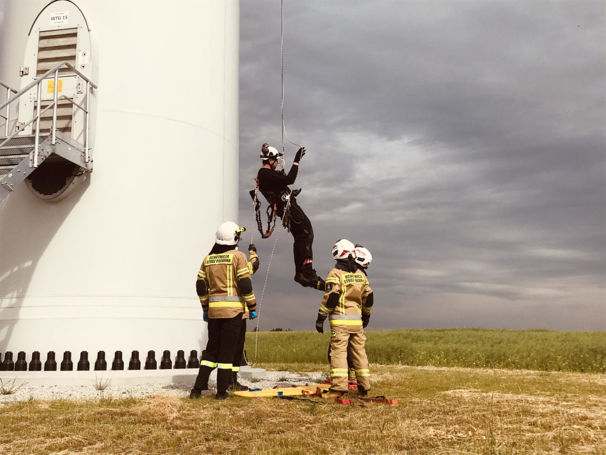 Szkolenie Safety Drill w Parku Wiatrowym Udanin